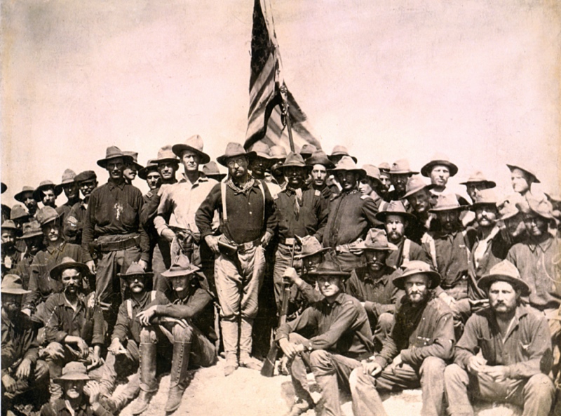 Teddy Roosevelt and the Rough Riders victory in Cuba