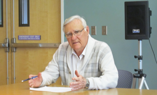 Lou Becker, former Mayor at MVLA League of Women Voters