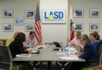 Jean Mordo, Jan Pepper, represented the City of Los Altos. Tamara Logan, Vladamir Ivanovich represented LASD