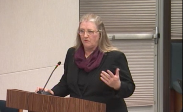 Ann Enander ably presented the key finding of the Los Altos Downtown Buildings Committee to the PTC Jan. 7, 2016